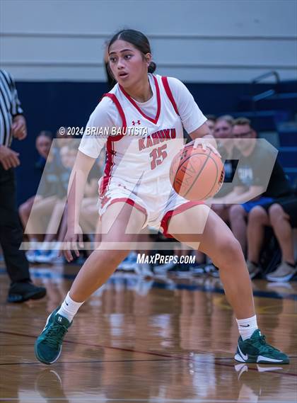Thumbnail 1 in Kahuku vs Canyon View (Imua Invitational) photogallery.