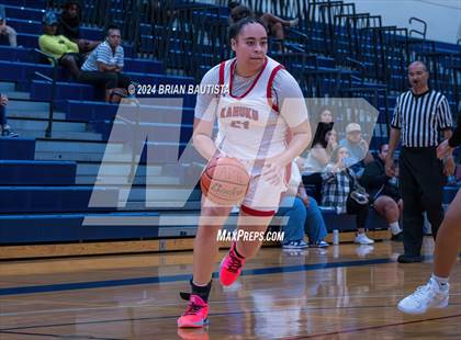 Thumbnail 2 in Kahuku vs Canyon View (Imua Invitational) photogallery.