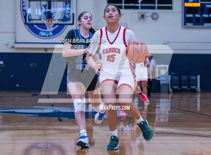 Thumbnail 1 in Kahuku vs Canyon View (Imua Invitational) photogallery.
