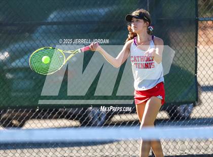 Thumbnail 3 in Charlotte Catholic vs East Chapel Hill (NCHSAA 6A Dual-Team Final) photogallery.