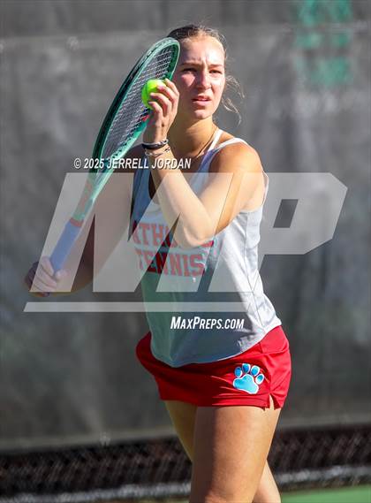 Thumbnail 1 in Charlotte Catholic vs East Chapel Hill (NCHSAA 6A Dual-Team Final) photogallery.