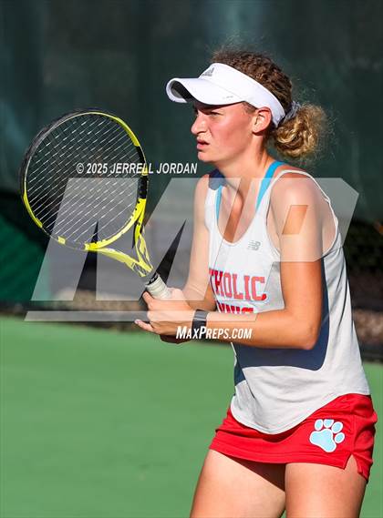 Thumbnail 2 in Charlotte Catholic vs East Chapel Hill (NCHSAA 6A Dual-Team Final) photogallery.