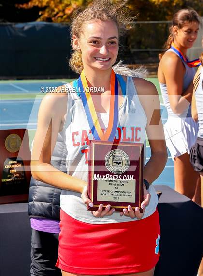 Thumbnail 2 in Charlotte Catholic vs East Chapel Hill (NCHSAA 6A Dual-Team Final) photogallery.