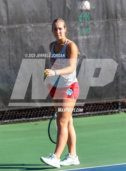 Thumbnail 2 in Charlotte Catholic vs East Chapel Hill (NCHSAA 6A Dual-Team Final) photogallery.