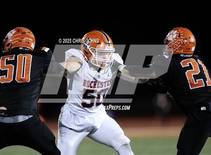 Thumbnail 2 in Rochester vs Waterloo (IHSA 5A Second Round) photogallery.