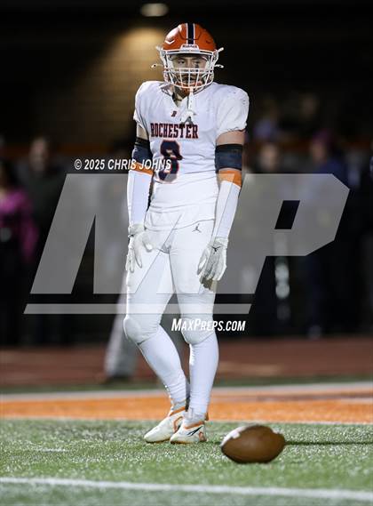 Thumbnail 1 in Rochester vs Waterloo (IHSA 5A Second Round) photogallery.