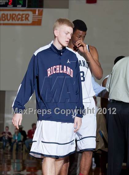 Thumbnail 2 in Plano West vs. Richland (Whataburger Tournament) photogallery.
