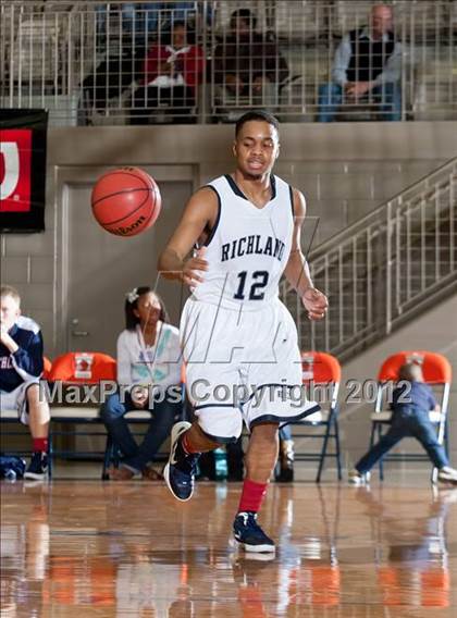 Thumbnail 3 in Plano West vs. Richland (Whataburger Tournament) photogallery.