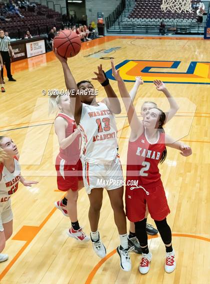 Thumbnail 1 in Kanab vs. Wasatch Academy (UHSAA 2A 3rd & 4th Place Game) photogallery.