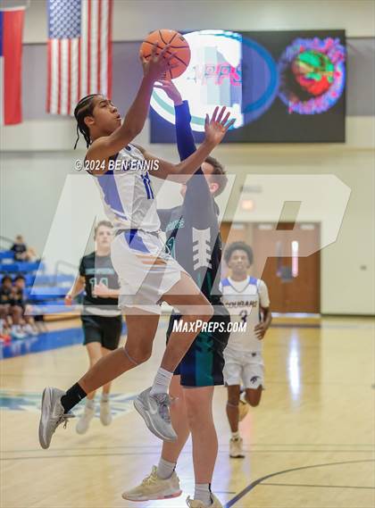 Thumbnail 1 in Rock Springs Christian Academy vs. Creekside Christian Academy (GAPPS 1-AA Semifinals) photogallery.