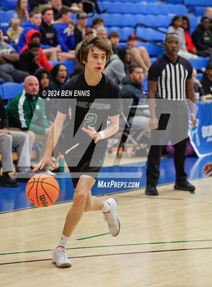 Thumbnail 1 in Rock Springs Christian Academy vs. Creekside Christian Academy (GAPPS 1-AA Semifinals) photogallery.