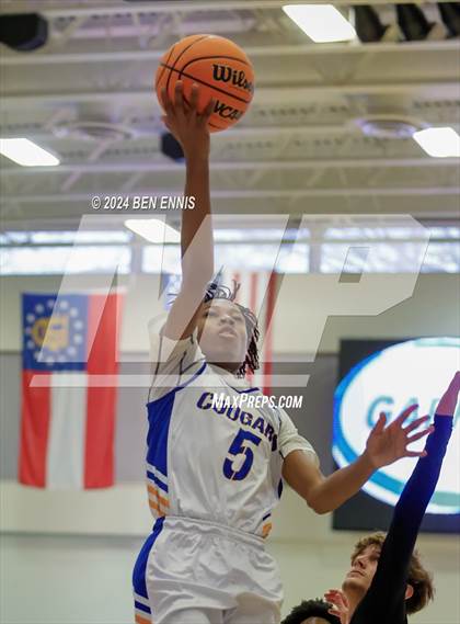 Thumbnail 3 in Rock Springs Christian Academy vs. Creekside Christian Academy (GAPPS 1-AA Semifinals) photogallery.