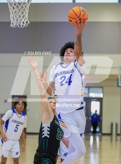 Thumbnail 1 in Rock Springs Christian Academy vs. Creekside Christian Academy (GAPPS 1-AA Semifinals) photogallery.