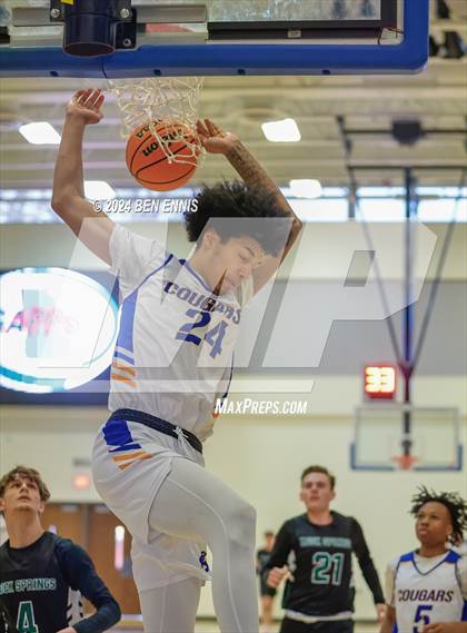Thumbnail 2 in Rock Springs Christian Academy vs. Creekside Christian Academy (GAPPS 1-AA Semifinals) photogallery.