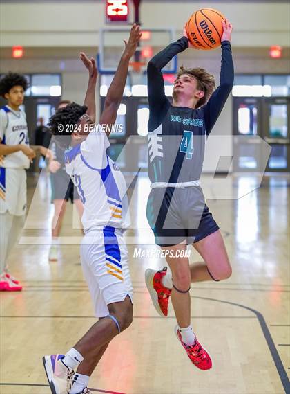 Thumbnail 3 in Rock Springs Christian Academy vs. Creekside Christian Academy (GAPPS 1-AA Semifinals) photogallery.