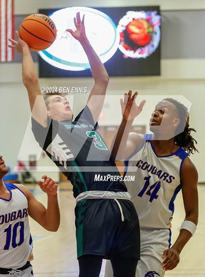 Thumbnail 3 in Rock Springs Christian Academy vs. Creekside Christian Academy (GAPPS 1-AA Semifinals) photogallery.