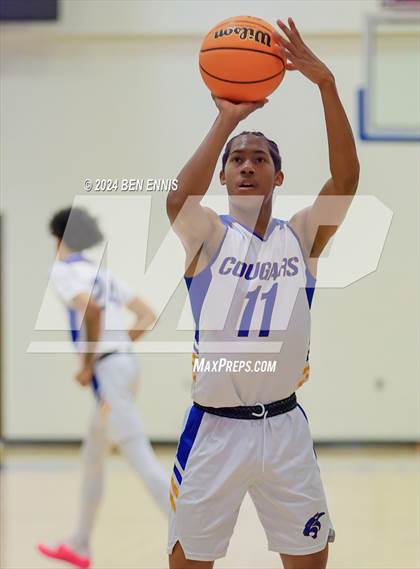 Thumbnail 1 in Rock Springs Christian Academy vs. Creekside Christian Academy (GAPPS 1-AA Semifinals) photogallery.