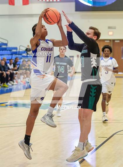 Thumbnail 3 in Rock Springs Christian Academy vs. Creekside Christian Academy (GAPPS 1-AA Semifinals) photogallery.