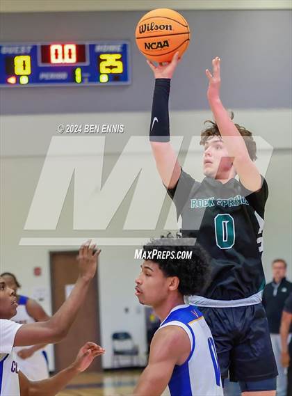 Thumbnail 1 in Rock Springs Christian Academy vs. Creekside Christian Academy (GAPPS 1-AA Semifinals) photogallery.