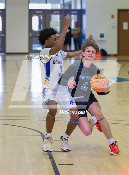 Thumbnail 3 in Rock Springs Christian Academy vs. Creekside Christian Academy (GAPPS 1-AA Semifinals) photogallery.