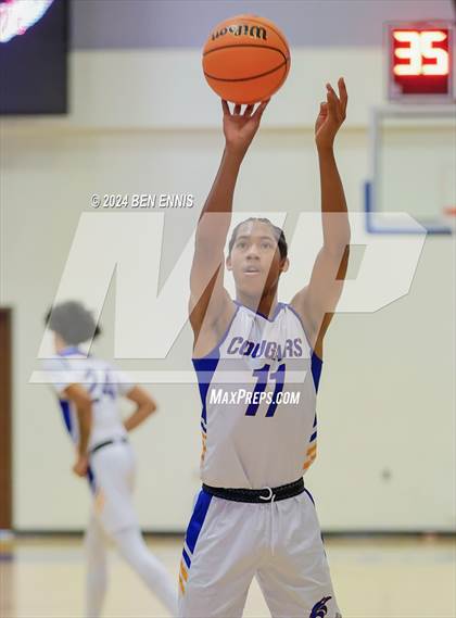Thumbnail 2 in Rock Springs Christian Academy vs. Creekside Christian Academy (GAPPS 1-AA Semifinals) photogallery.