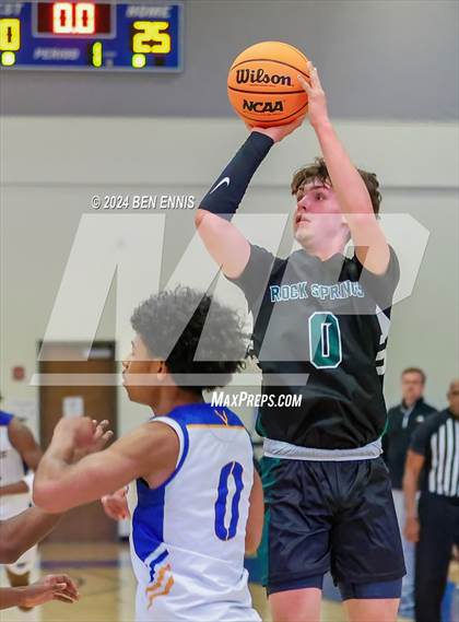 Thumbnail 3 in Rock Springs Christian Academy vs. Creekside Christian Academy (GAPPS 1-AA Semifinals) photogallery.