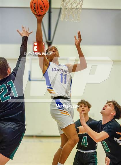Thumbnail 2 in Rock Springs Christian Academy vs. Creekside Christian Academy (GAPPS 1-AA Semifinals) photogallery.