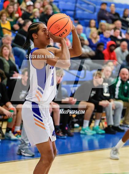Thumbnail 3 in Rock Springs Christian Academy vs. Creekside Christian Academy (GAPPS 1-AA Semifinals) photogallery.