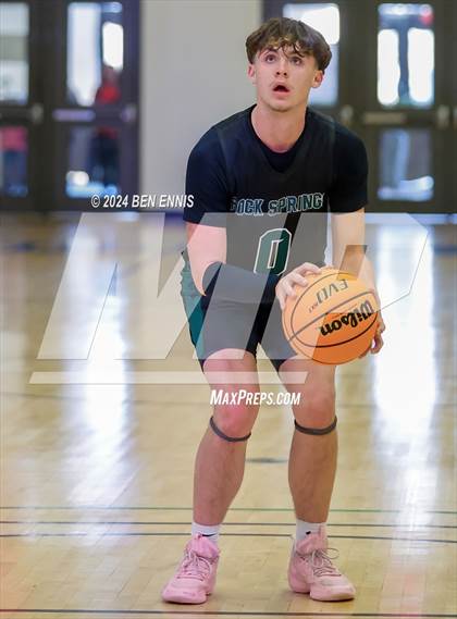 Thumbnail 2 in Rock Springs Christian Academy vs. Creekside Christian Academy (GAPPS 1-AA Semifinals) photogallery.