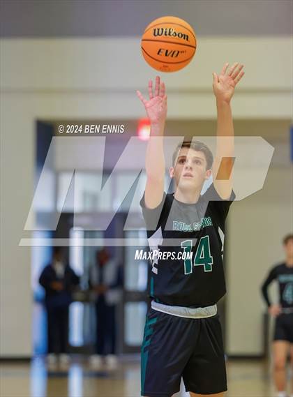 Thumbnail 1 in Rock Springs Christian Academy vs. Creekside Christian Academy (GAPPS 1-AA Semifinals) photogallery.