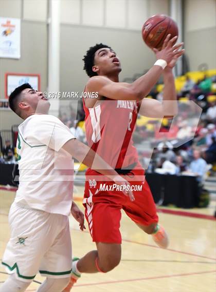 Thumbnail 3 in St. Mary's vs. Mater Dei (Hoophall West Invitational) photogallery.