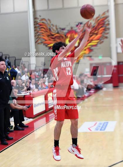 Thumbnail 2 in St. Mary's vs. Mater Dei (Hoophall West Invitational) photogallery.