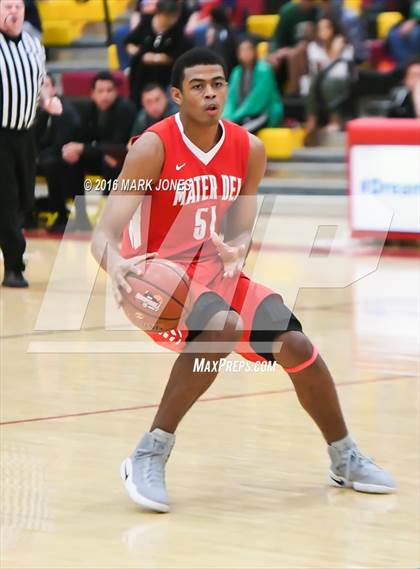 Thumbnail 1 in St. Mary's vs. Mater Dei (Hoophall West Invitational) photogallery.