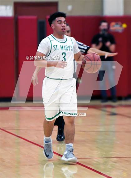 Thumbnail 2 in St. Mary's vs. Mater Dei (Hoophall West Invitational) photogallery.