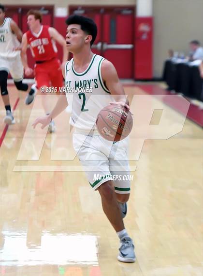 Thumbnail 2 in St. Mary's vs. Mater Dei (Hoophall West Invitational) photogallery.