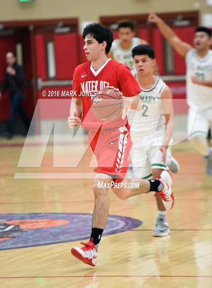 Thumbnail 1 in St. Mary's vs. Mater Dei (Hoophall West Invitational) photogallery.