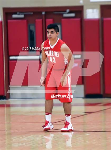 Thumbnail 3 in St. Mary's vs. Mater Dei (Hoophall West Invitational) photogallery.