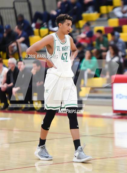 Thumbnail 1 in St. Mary's vs. Mater Dei (Hoophall West Invitational) photogallery.