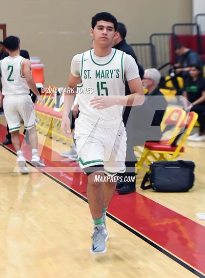 Thumbnail 3 in St. Mary's vs. Mater Dei (Hoophall West Invitational) photogallery.