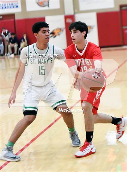 Thumbnail 1 in St. Mary's vs. Mater Dei (Hoophall West Invitational) photogallery.