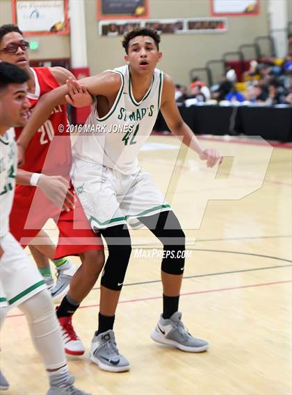 Thumbnail 2 in St. Mary's vs. Mater Dei (Hoophall West Invitational) photogallery.