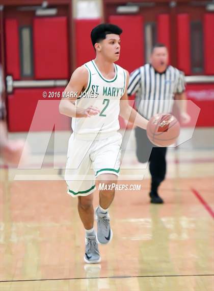 Thumbnail 2 in St. Mary's vs. Mater Dei (Hoophall West Invitational) photogallery.