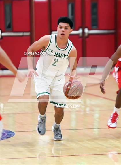 Thumbnail 2 in St. Mary's vs. Mater Dei (Hoophall West Invitational) photogallery.