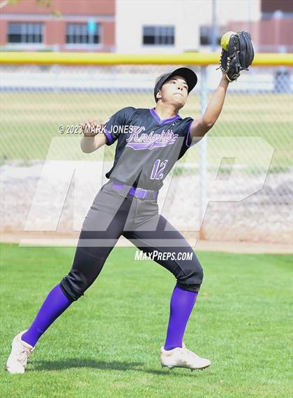 Thumbnail 1 in Arizona College Prep vs. Millennium (West Valley Softball Invitational) photogallery.
