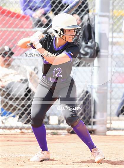 Thumbnail 2 in Arizona College Prep vs. Millennium (West Valley Softball Invitational) photogallery.