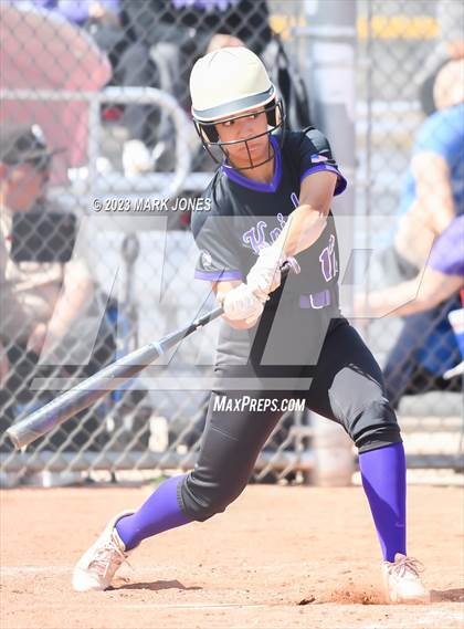 Thumbnail 3 in Arizona College Prep vs. Millennium (West Valley Softball Invitational) photogallery.