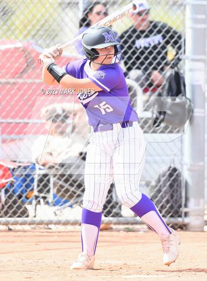 Thumbnail 3 in Arizona College Prep vs. Millennium (West Valley Softball Invitational) photogallery.