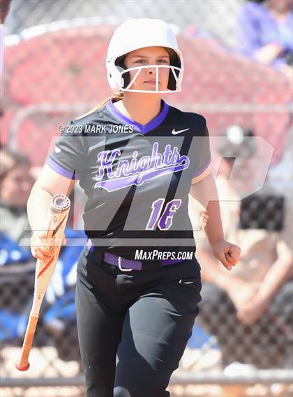 Thumbnail 1 in Arizona College Prep vs. Millennium (West Valley Softball Invitational) photogallery.