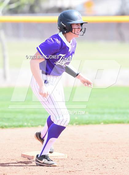 Thumbnail 1 in Arizona College Prep vs. Millennium (West Valley Softball Invitational) photogallery.