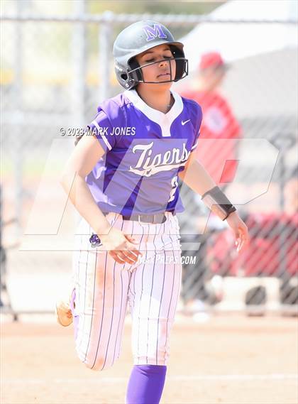 Thumbnail 2 in Arizona College Prep vs. Millennium (West Valley Softball Invitational) photogallery.
